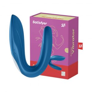 Satisfyer Double Whale vibratorius 1 Satisfyer Double Whale porų vibratorius