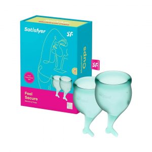 Satisfyer Feel Secure 2 vnt. kita 1 Satisfyer Feel Secure 2 vnt. menstruacines taurelės