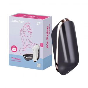 Satisfyer Traveler Air Pulse vibratorius 1 Satisfyer Traveler klitorio stimuliatorius