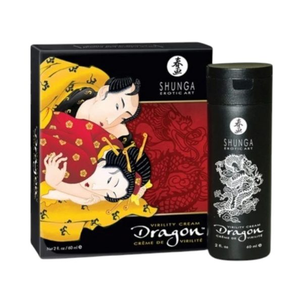 Shunga Dragon Virility Cream afrodiziakas Shunga Dragon Virility Cream 60 ml stimuliuojantis kremas vyrams