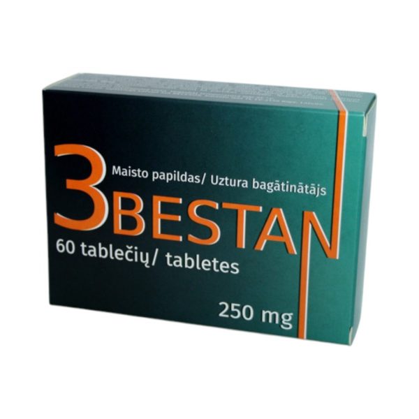 3Bestan 60 tab. potencijai ir erekcijai gerinti 3Bestan 60 tab. maisto papildas vyrams