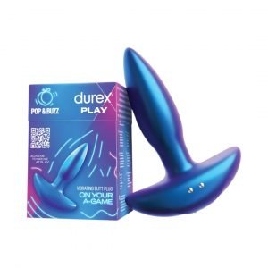 Durex Play Pop & Buzz analiniai kaiščiai 1 Durex Play Pop & Buzz analinis kaištis