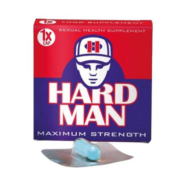 Hard Man 1 vnt. potencijai ir erekcijai gerinti Hard Man 1 vnt. maisto papildas vyrams