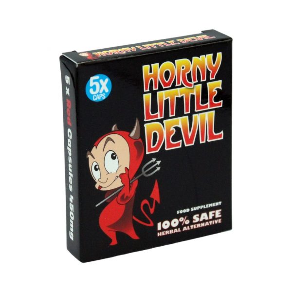 Horny Little Devil 5 kaps. potencijai ir erekcijai gerinti Horny Little Devil 5 kaps. maisto papildas
