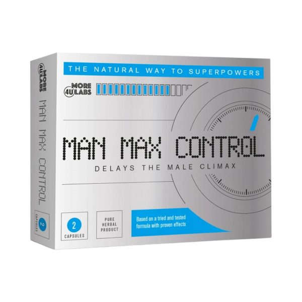 Man Max Control 2 kaps. afrodiziakas Man Max Control 2 kaps. maisto papildas