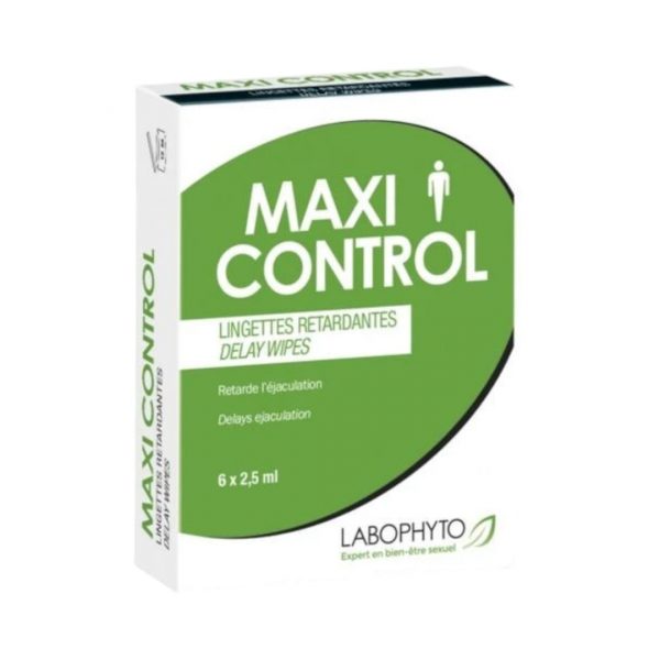 Maxi Control Delay Wipes afrodiziakai Maxi Control Delay Wipes serveteles vyrams