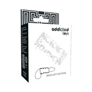 Addicted Toys Rings For Penis penio žiedas 2 Addicted Toys Rings Set For Penis penio žiedas
