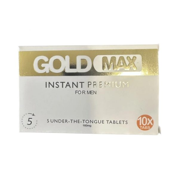 Gold Max Instant Premium 10 tab. potencijai ir erekcijai gerinti Gold Max Instant Premium 10 tab. maisto papildas
