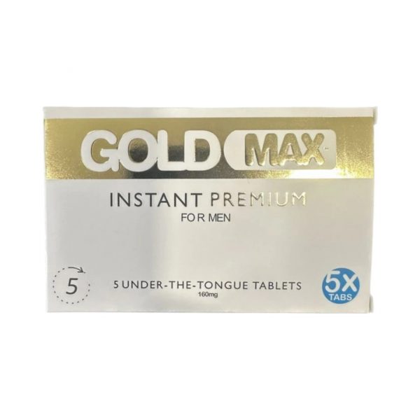 Gold Max Instant Premium 5 kaps. potencijai ir erekcijai gerinti Gold Max Instant Premium 5 kaps. maisto papildas vyrams