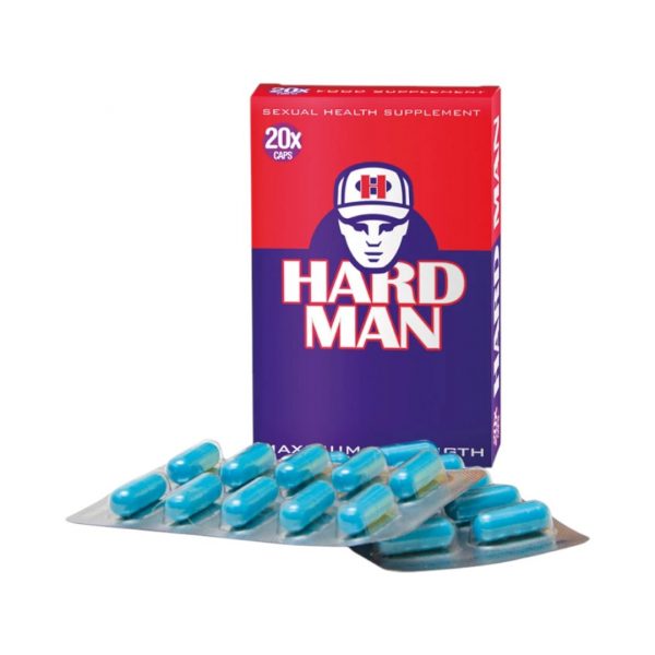 Hard Man 20 vnt. potencijai ir erekcijai gerinti Hard Man 20 vnt maisto papildas