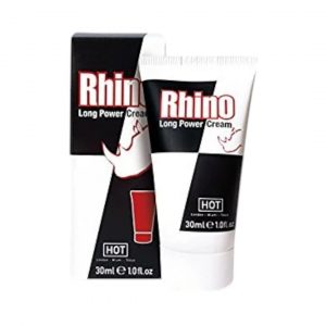 HOT Rhino Long Power Cream afrodiziakas HOT Rhino Long Power Cream kremas uždelsejas