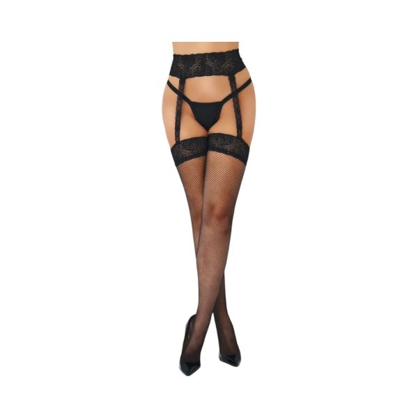 Daring Fishnet Garterbelt Stockings apatinis trikotažas 2 Daring Fishnet Garterbelt Stockings kojines