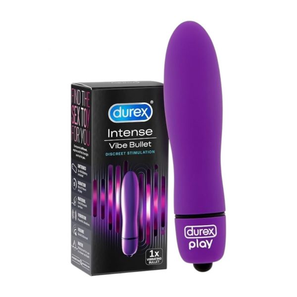 Intense Delight Bullet vibratorius 4 Durex Intense Delight Bullet mini vibratorius