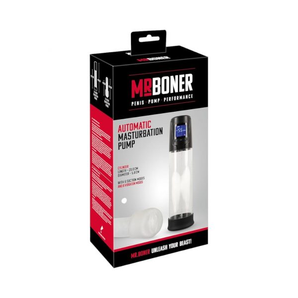Calexotics Mister Boner Automatic Masturbation Pump masturbatorius 1 Mister Boner Automatic Masturbation Pump penio pompa masturbatorius