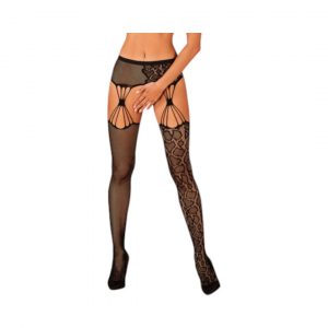 Obsessive Garter Stockings S821 apatinis trikotažas 1 Garter Stockings S821 black kojinės