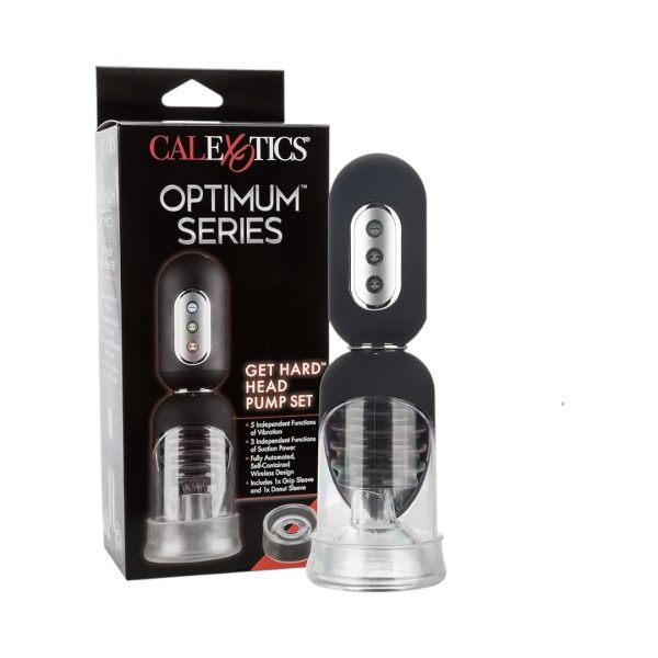 Calexotics Optimum Series Get Hard Head Pump Set penio, Vaginos pompos 1 Optimum Series Get Hard Head Pump Set penio pompa