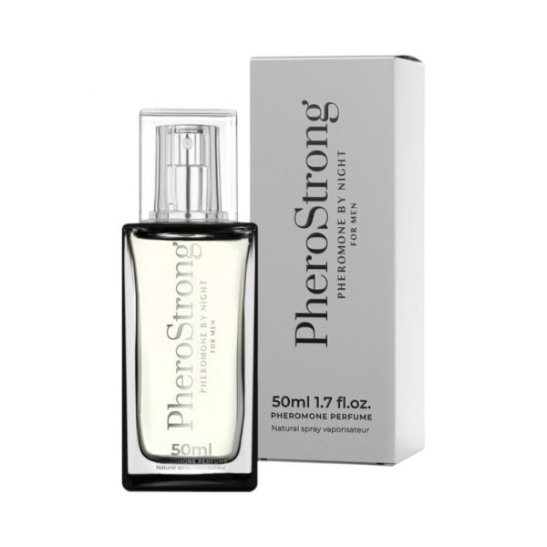 PHEROSTRONG Pheromone Perfume By Night For Men 50 ml feromonas PHEROSTRONG - PHEROMONE PERFUME BY NIGHT FOR MEN 50 ML FEROMONAI VYRAMS