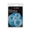 calexo tics silicone ring set penio žiedų rinikinys