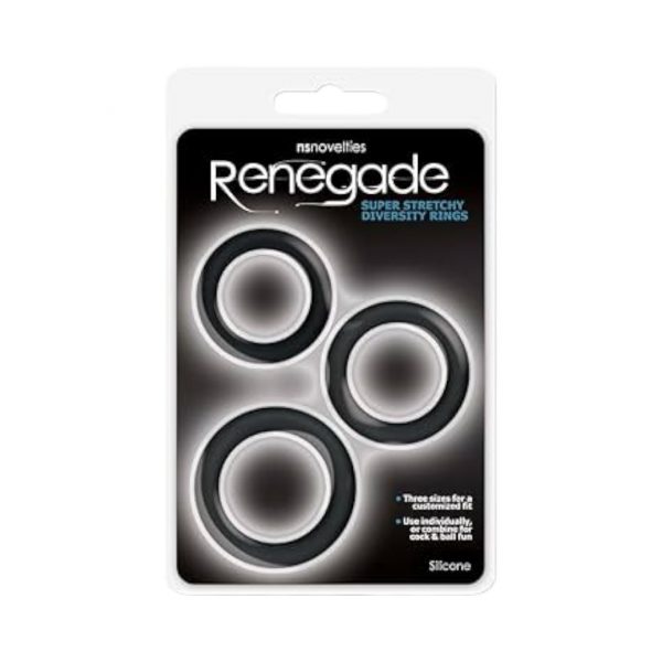 Renegade Nsnovelties Super Stretchy Diversity Rings penio žiedas 1 renegade ns novelties super stretchy diversity rings penio žiedų rinkinys