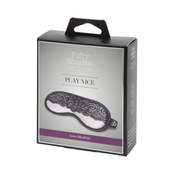 Fifty Shades Of Grey Play Nice Satin Blindfold bDSM & Fetish 1 Fifty Shades of Grey Satin Blindfold akiu kaukė