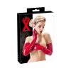 Late X Stay-Up Sexy Red Natural Long Latex Gloves