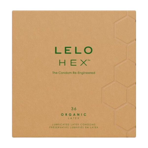 Lelo HEX Organic 36 vnt prezervatyvai 1 Lelo HEX Organic 36 vnt