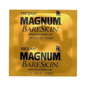 Trojan Magnum Bareskin prezervatyvai Trojan Magnum Bareskin prezervatyvas