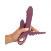 you2toys Slim Triple Plum tikroviškas vibratorius