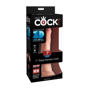 King Cock Plus 7″ Triple Density Cock dildo, falo imitatorius 2 7 Triple Density Cock Dezute