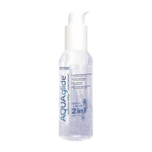 Aquaglide 2 in 1 125 ml lubrikantai AQUAglide 2 in 1 lubrrikantas ir masažo gelis