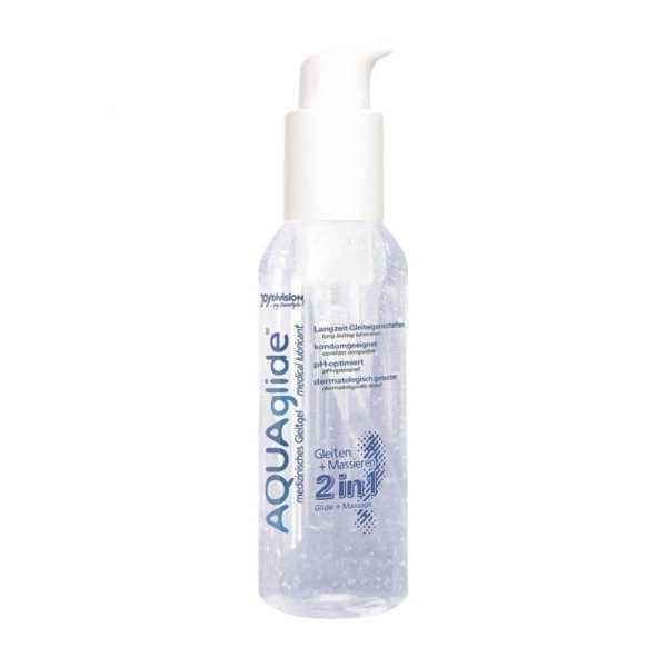 Aquaglide 2 in 1 125 ml lubrikantai AQUAglide 2 in 1 lubrrikantas ir masažo gelis