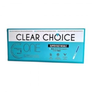 Clear Choice One be-kategorijos 1 Clear Choice One nėštumo testas