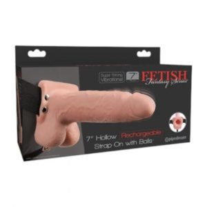 Fetish Fantasy 7 Hollow Rechargeable strap on 2 Fetish Fantasy 7 Hollow Rechargeable