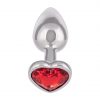 Jewel Small Ruby Heart Plug