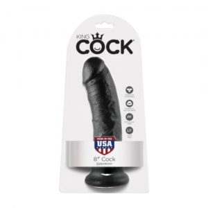 King Cock Nr.8 dildo, falo imitatorius 1 King Cock Nr.8 Dezute realistiškas falo imitatorius