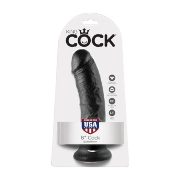 King Cock Nr.8 dildo, falo imitatorius 1 King Cock Nr.8 Dezute realistiškas falo imitatorius