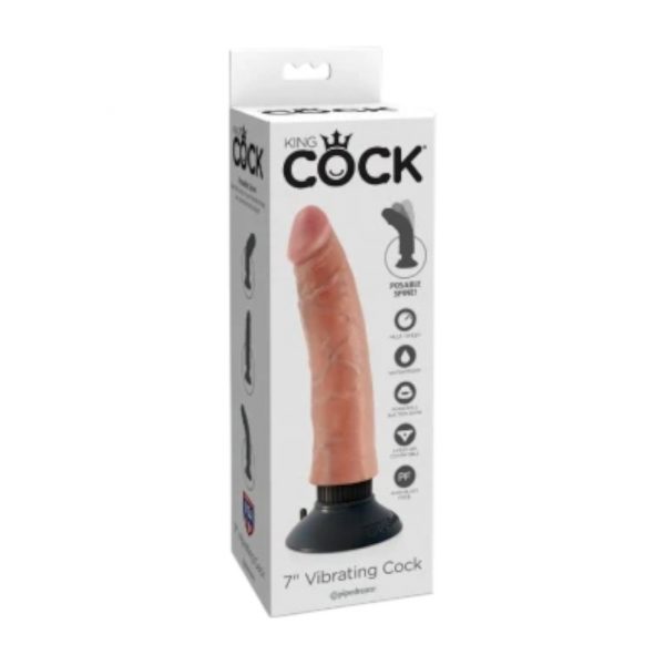 King Cock Vibrating Nr. 7 vibratorius 1 King Cock Vibrating Nr. 7 Dezute