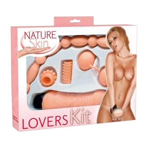 Nature Skin Lovers Kit sekso žaislų rinkiniai Nature Skin Lovers Kit erotinių žaislų rinkinys