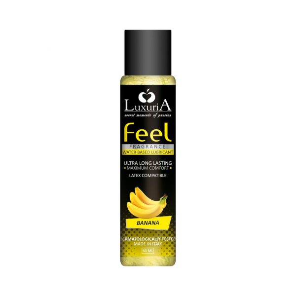 LuxuriA Feel Banana vaginaliniai lubrikantai LuxuriA Feel Banana lubrikantas