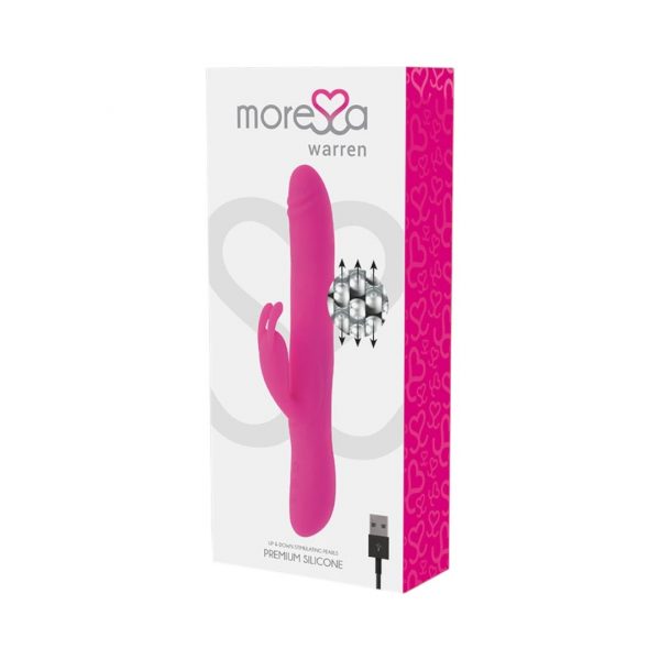Moressa Warren Premium Silicone rabbit vibratoriai 1 Moressa Warren Premium Silicone vibratorius
