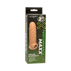 Calexotics Performance Maxx Life-Like Extension 7 penio antgaliai, užmovai 1 Performance Maxx Life-Like Extension 7 penio mova