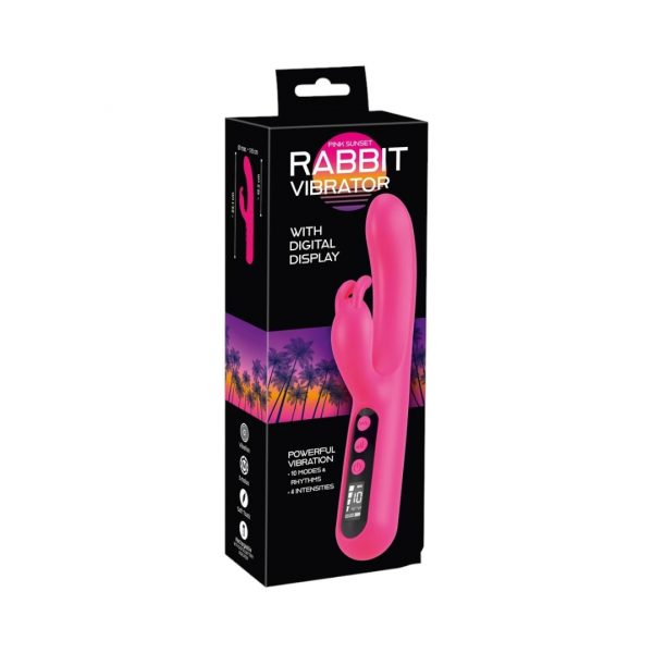 You2Toys Pink Sunset Rabbit Vibrator rabbit vibratoriai 1 Pink Sunset Rabbit Vibrator vibratorius