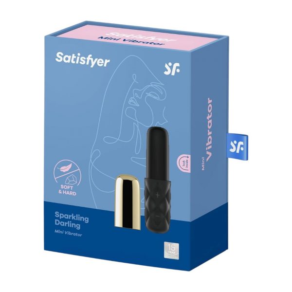 Satisfyer Sparkling Darling mini vibratoriai 1 Satisfyer Sparkling Darling mini vibratorius
