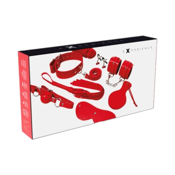 Experience BDSM Fetish Kit Red bdsm & fetish 1 Experience BDSM Fetish Kit Red raudonos spalvos bdsm rinkinys