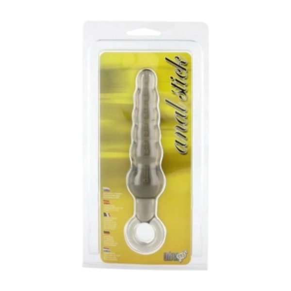Anal Stick With Ring analinis žaislas 1 Anal Stick With Ring banguota analinė lazdelė