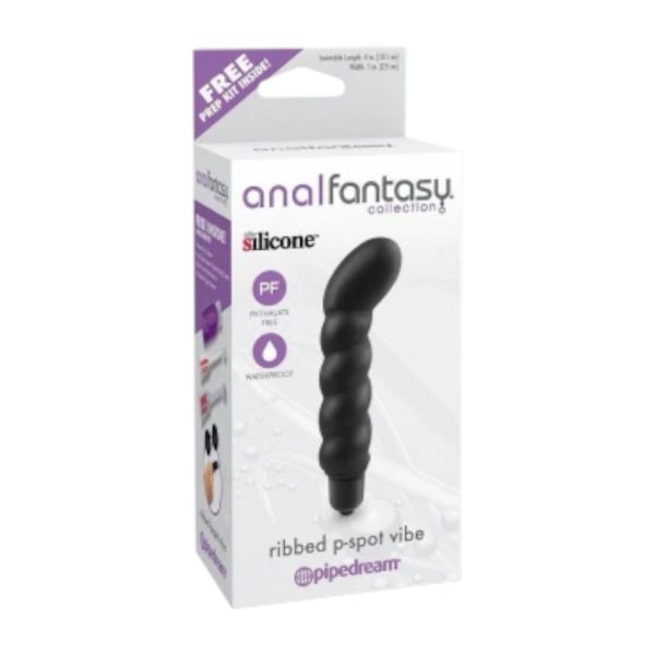 Anal fantasy Ribbed P-spot Vibe analinis žaislas 1 Anal fantasy Ribbed P-spot Vibe