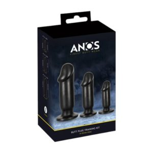 Anos Butt Plug Training Kit analinis žaislas 1 Anos Butt Plug Training Kit analinių kaiščių rinkinys