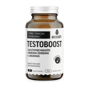ECOSH Testoboost, 90 kapsulių afrodiziakai 1 ECOSH Testoboost, 90 kapsulių