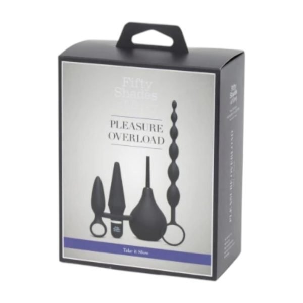 Fifty Shades Of Grey Pleasure Overload Take it Slow analinis žaislas 1 Fifty Shades Of Grey Pleasure Overload Take it Slow elegantiškas analinis rinkinys