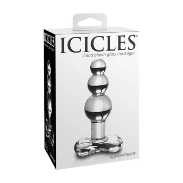 Icicles Nr.47 analinis žaislas 2 Icicles Nr.47 stiklinis analinis plugas